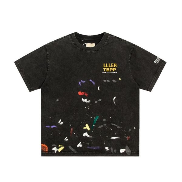 22ss spring summer tee japan splash ink hand painted print t shirt men women fashion street casual cotton tshirt188y, Black;brown
22ss spring summer tee japan splash ink hand painted print t shirt men women fashion street casual cotton tshirt188y, Black;brown