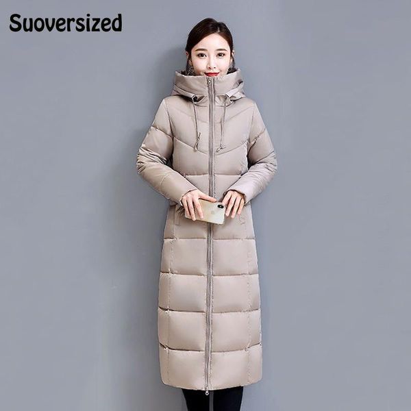 leather oversized 6xl slim hooded thicken mid length parkas korean long sleeve winter coat elegant warm cotton padded women jackets, Black
leather oversized 6xl slim hooded thicken mid length parkas korean long sleeve winter coat elegant warm cotton padded women jackets, Black