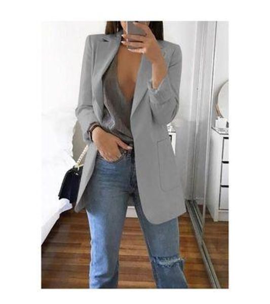 pants women blazer jackets spring autumn casual plus size fashion basic notched slim solid coats office ladies outwear chic loose coat, White
pants women blazer jackets spring autumn casual plus size fashion basic notched slim solid coats office ladies outwear chic loose coat, White