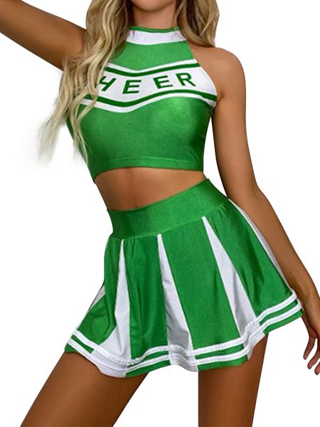 cheerleading womens cheerleading uniform school girls cheerleader dance outfit letter printing sleeveless crop with high waist mini skirt 23
cheerleading womens cheerleading uniform school girls cheerleader dance outfit letter printing sleeveless crop with high waist mini skirt 23
