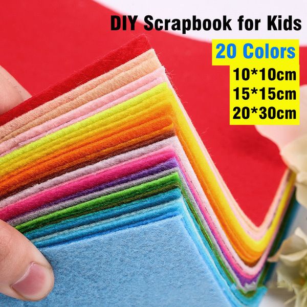fabric 20colors20pcs nonwoven felt fabric needlework patchwork cloth bundle for kids scrapbooking doll diy quilting sheet sewing crafts 2304, Black;white
fabric 20colors20pcs nonwoven felt fabric needlework patchwork cloth bundle for kids scrapbooking doll diy quilting sheet sewing crafts 2304, Black;white