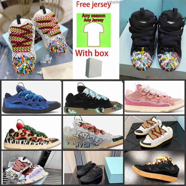 lanvins designer mesh shoes boot men women laceup sneaker embossed leather curb sneakers calfskin rubber nappa shoe send exquisite jerseys r, Black
lanvins designer mesh shoes boot men women laceup sneaker embossed leather curb sneakers calfskin rubber nappa shoe send exquisite jerseys r, Black
