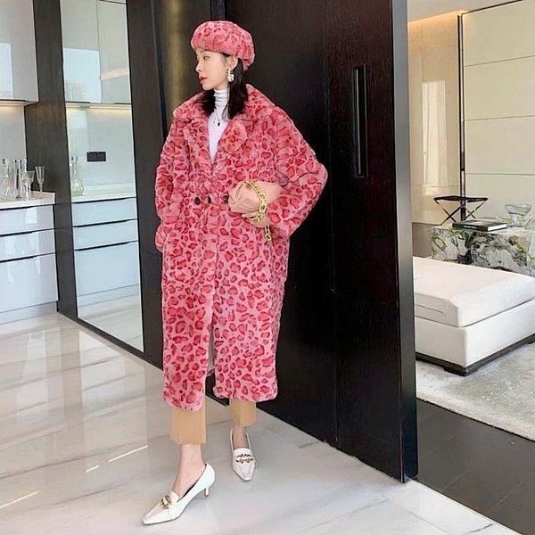 fur 2021new winter women real rex rabbit fur coats off season fashion long leopard overcoat simple warm ladies outerwear street, Black
fur 2021new winter women real rex rabbit fur coats off season fashion long leopard overcoat simple warm ladies outerwear street, Black