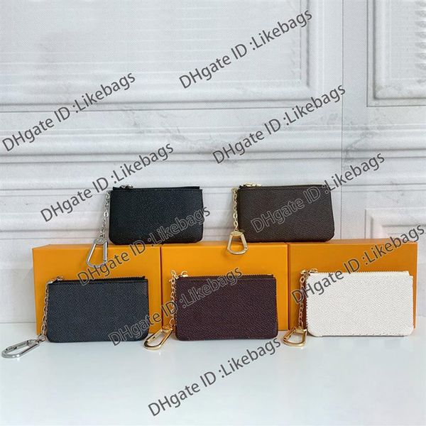 key wallets pouch luxury designers womens men keys ring credit card holder coin purse with box genuine leather fashion damier canv284k, Red;blue
key wallets pouch luxury designers womens men keys ring credit card holder coin purse with box genuine leather fashion damier canv284k, Red;blue