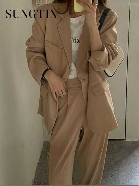 pants sungtin vintage two pieces set office lady blazer suit women high waist loose trousers suit pants work blazer jacket ol korean, White
pants sungtin vintage two pieces set office lady blazer suit women high waist loose trousers suit pants work blazer jacket ol korean, White