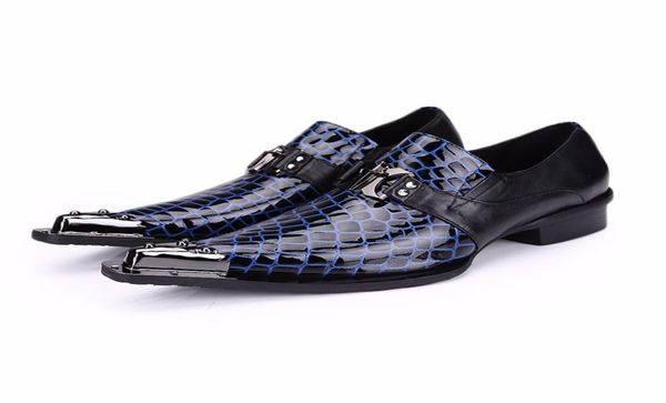 new style luxury fashion genuine leather snakeskin mens shoes pointed metal wedding business suit shoe plus8914499, Black
new style luxury fashion genuine leather snakeskin mens shoes pointed metal wedding business suit shoe plus8914499, Black