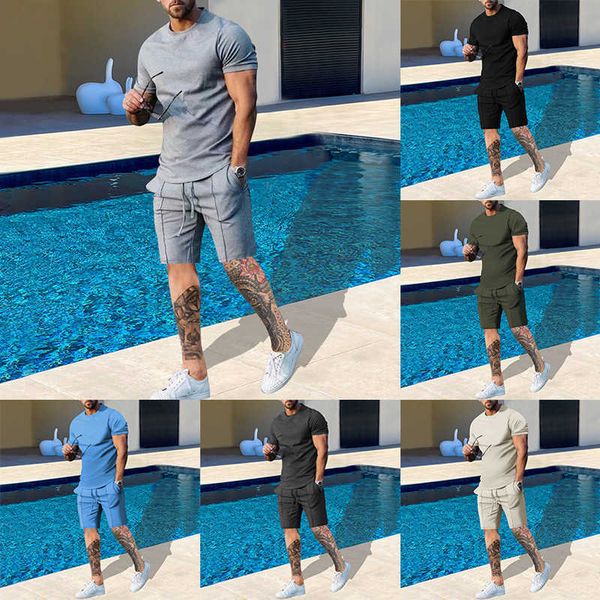 hoodie men's clothing summer two-piece short sleeved t-shirt casual fashion men's shorts set, Black
hoodie men's clothing summer two-piece short sleeved t-shirt casual fashion men's shorts set, Black
