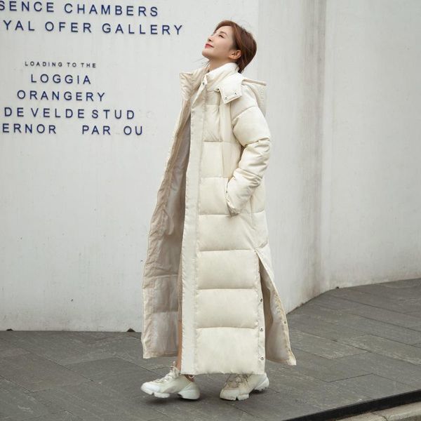 leather autumn and winter cotton women's new korean version over the knee extended loose cotton jacket cotton jacket cotton coat, Black
leather autumn and winter cotton women's new korean version over the knee extended loose cotton jacket cotton jacket cotton coat, Black