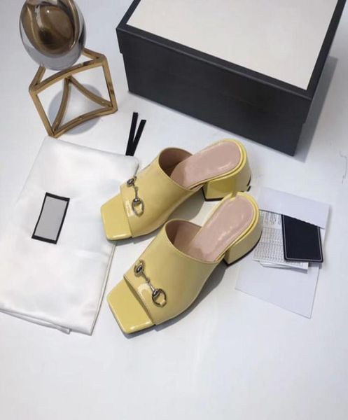 new patent leather women039s middle heel beach slippers yellow black slippers 100 leather women039s high heels sandals luxu2094090
new patent leather women039s middle heel beach slippers yellow black slippers 100 leather women039s high heels sandals luxu2094090