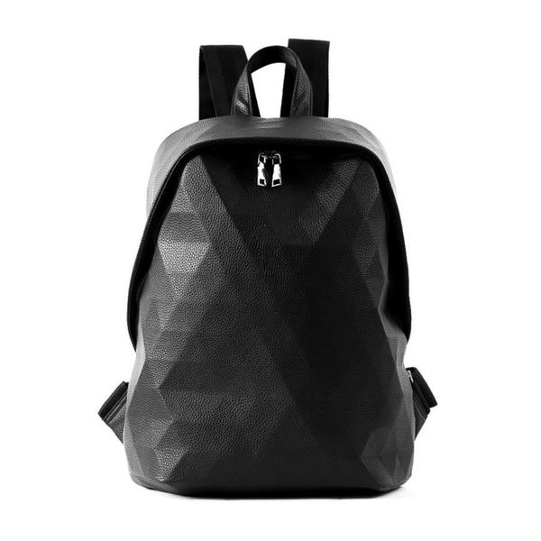 men leathers shoulder bags street trend geometric rubiks cube splicing joker backpack college wind plaid student bag personality l226u
men leathers shoulder bags street trend geometric rubiks cube splicing joker backpack college wind plaid student bag personality l226u