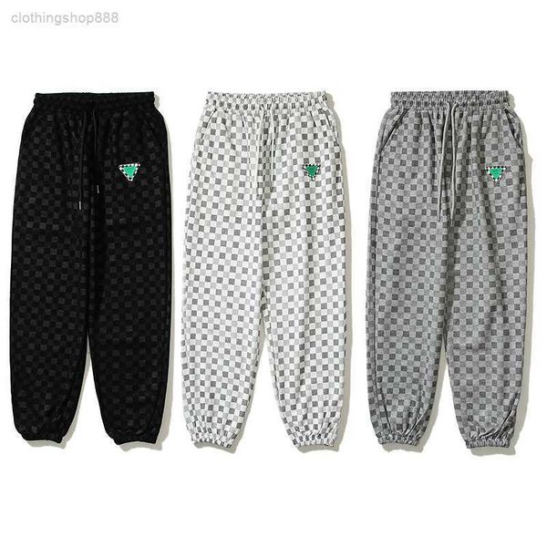men's pants summer inverted triangle mesh checker printed casual sports couple new fashion work wear 7llc, Black
men's pants summer inverted triangle mesh checker printed casual sports couple new fashion work wear 7llc, Black