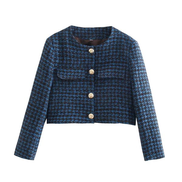pants women spring autumn fashion single breasted tweed check o neck suit blazers coat vintage long sleeve female outerwear, White
pants women spring autumn fashion single breasted tweed check o neck suit blazers coat vintage long sleeve female outerwear, White