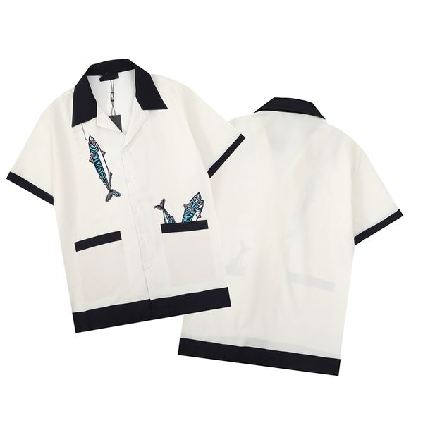 men's shirts design artistic youth short sleeve casual summer seaside fashion holiday sunshine proof polo couple same single breasted s, White;black
men's shirts design artistic youth short sleeve casual summer seaside fashion holiday sunshine proof polo couple same single breasted s, White;black