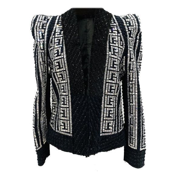 pants shrug handmade beaded blazer 2022 new design shrug bright silk drill bright silk tweed wool jacket coat blazers high quality, White
pants shrug handmade beaded blazer 2022 new design shrug bright silk drill bright silk tweed wool jacket coat blazers high quality, White