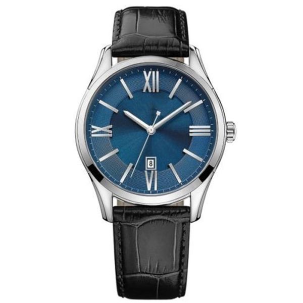 new men's watch 1513386 blue dial leather strap fashion watch for men251s, Slivery;brown
new men's watch 1513386 blue dial leather strap fashion watch for men251s, Slivery;brown
