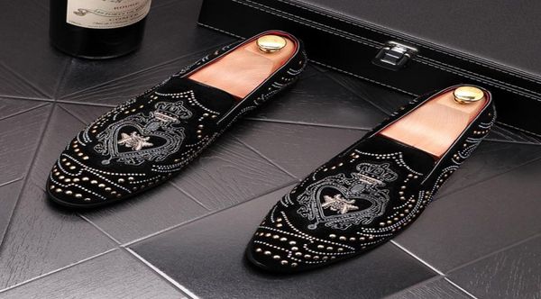 summer designer men groom shoes hairstylist rivet embroidery luxury flat walking dress party footwear3419583, Black
summer designer men groom shoes hairstylist rivet embroidery luxury flat walking dress party footwear3419583, Black