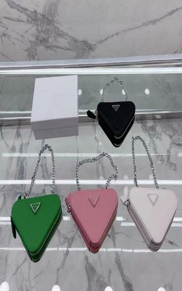 fashion women refinement mini change purse designer twosided chain triangle bag pink removable messenger bag luxury brand high qu9678035, Red;black
fashion women refinement mini change purse designer twosided chain triangle bag pink removable messenger bag luxury brand high qu9678035, Red;black