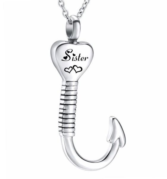 fashion custom name fish hook cremation urn ash holder pendant heart necklace for men women memorial keepsake jewelry8553998, Silver
fashion custom name fish hook cremation urn ash holder pendant heart necklace for men women memorial keepsake jewelry8553998, Silver