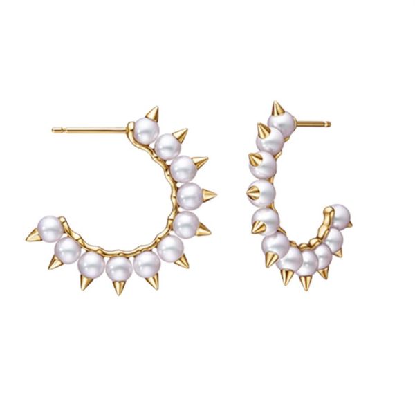 stud kurshuni gothic punk pearl and rivet c shap earring for women luxury quality jewelry personity 2022 trend danger tribe208c, Golden;silver
stud kurshuni gothic punk pearl and rivet c shap earring for women luxury quality jewelry personity 2022 trend danger tribe208c, Golden;silver