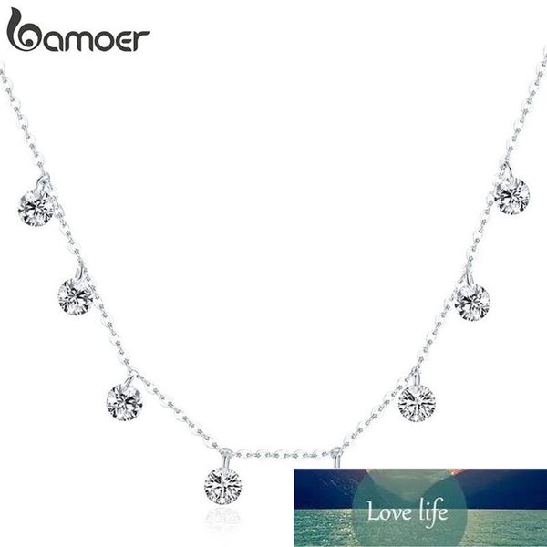 pendant necklaces real 925 sterling silver dazzling cubic zircon round circle cz for women sterling silver jewelry scn299294f