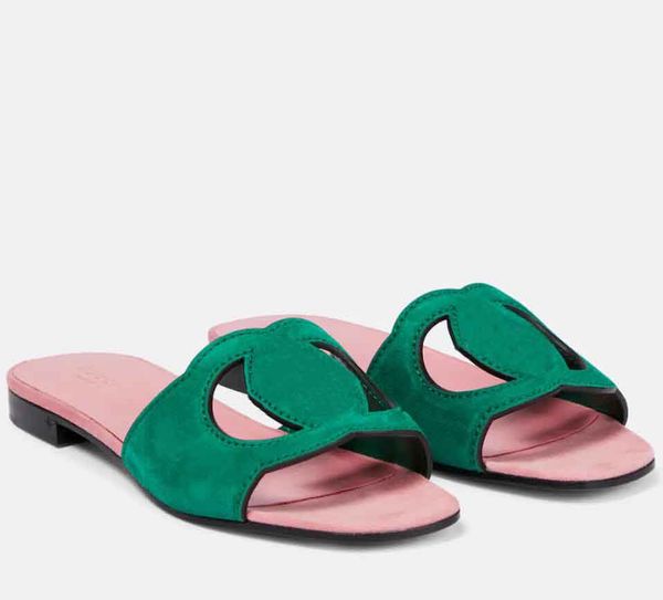 designer slipper flat shoes leather suede interlocking cutout sandal women flats sandal slide flat calfskin leather outdoor footwear shoes c, Black
designer slipper flat shoes leather suede interlocking cutout sandal women flats sandal slide flat calfskin leather outdoor footwear shoes c, Black