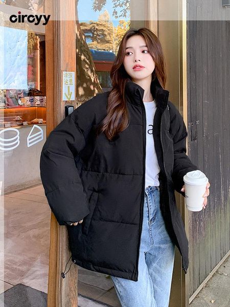 leather winter jacket for women coat black stand collar outerwear parka thick warm cotton puffer jacket padded zippers female clothing
leather winter jacket for women coat black stand collar outerwear parka thick warm cotton puffer jacket padded zippers female clothing