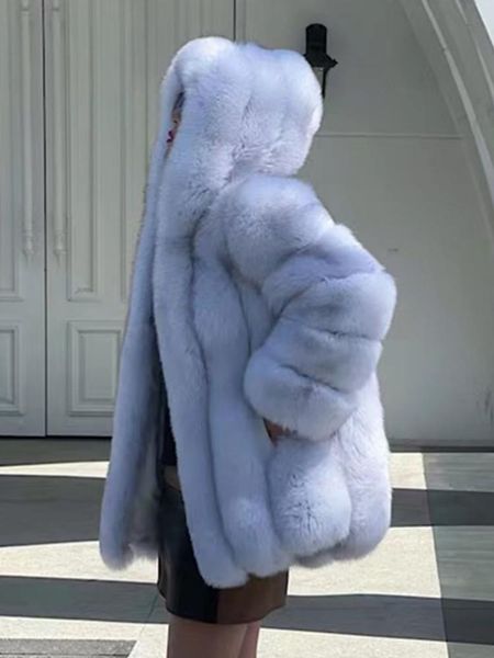 fur women winter real silver fox fur coat long genuine fur jacket fashion luxury natural fur streetwear hood plush outerwear brand, Black
fur women winter real silver fox fur coat long genuine fur jacket fashion luxury natural fur streetwear hood plush outerwear brand, Black