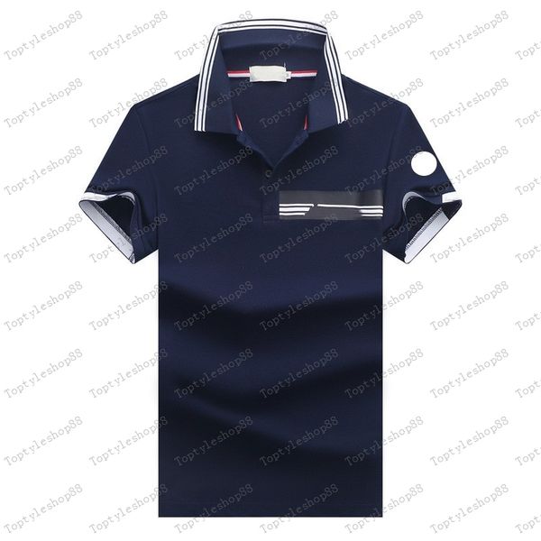 luxury brand mens designer polo t shirt summer fashion breathable short-sleeved lapel casual top, White;black
luxury brand mens designer polo t shirt summer fashion breathable short-sleeved lapel casual top, White;black