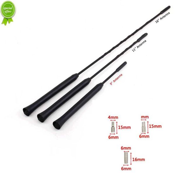 new 9/11/16 inch universal car radio antenna auto roof mast whip stereo radio fm/am anti-noise flexible signal mast whip auto parts
new 9/11/16 inch universal car radio antenna auto roof mast whip stereo radio fm/am anti-noise flexible signal mast whip auto parts