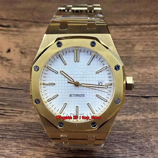 9 style watch 41mm date a2813 automatic mens watch 15400st 18k gold white dial stainless steel bracelet gents watches257r, Slivery;brown
9 style watch 41mm date a2813 automatic mens watch 15400st 18k gold white dial stainless steel bracelet gents watches257r, Slivery;brown