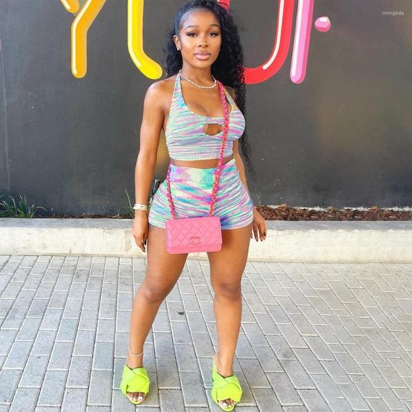 women's tracksuits 2023 fashion rainbow thread printing hanging back vest suit two-piece set, Gray
women's tracksuits 2023 fashion rainbow thread printing hanging back vest suit two-piece set, Gray