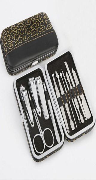 stainless steel 12pcs pedicure manicure set nail care clippers cleaner cuticle grooming kit with leather case1769859
stainless steel 12pcs pedicure manicure set nail care clippers cleaner cuticle grooming kit with leather case1769859