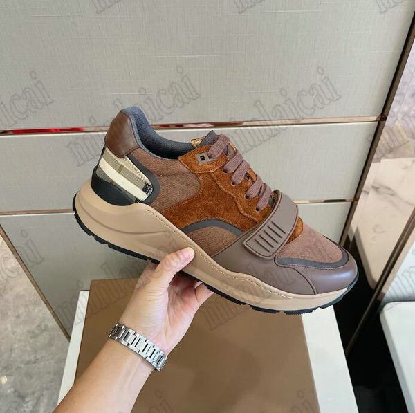 designer vintage check shoes suede leather sneakers checked chunky sneaker lace-up curved sole men women's trainer casual shoes, Black
designer vintage check shoes suede leather sneakers checked chunky sneaker lace-up curved sole men women's trainer casual shoes, Black