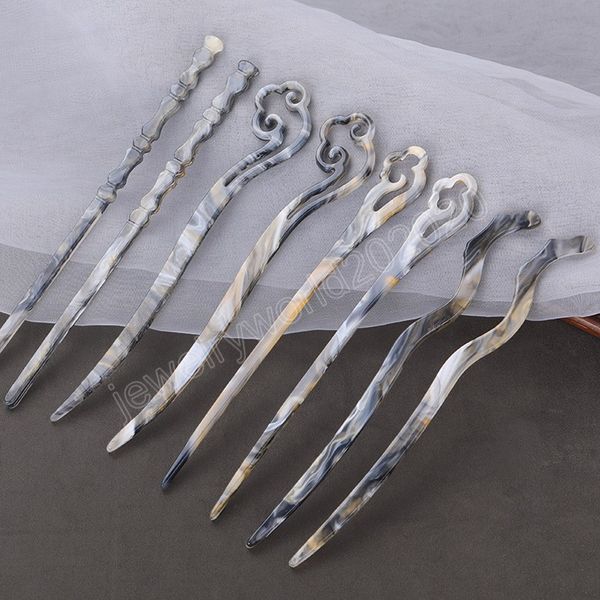 vintage chinese style hair sticks gradient acetate chopstick for women hairpins hair clips hair accessories, Golden;silver
vintage chinese style hair sticks gradient acetate chopstick for women hairpins hair clips hair accessories, Golden;silver