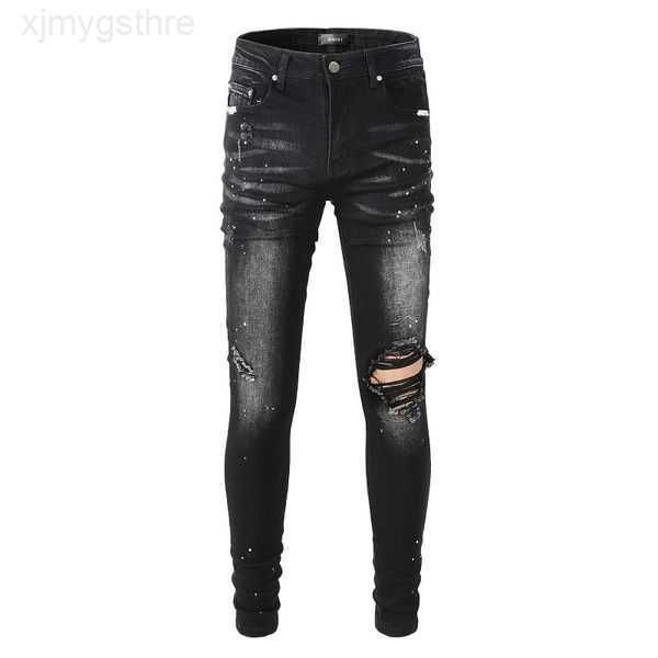 20ss mens designer jeans distressed ripped biker slim fit motorcycle denim for men fashion jean mans pants pour hommes #866 1glql, Blue
20ss mens designer jeans distressed ripped biker slim fit motorcycle denim for men fashion jean mans pants pour hommes #866 1glql, Blue