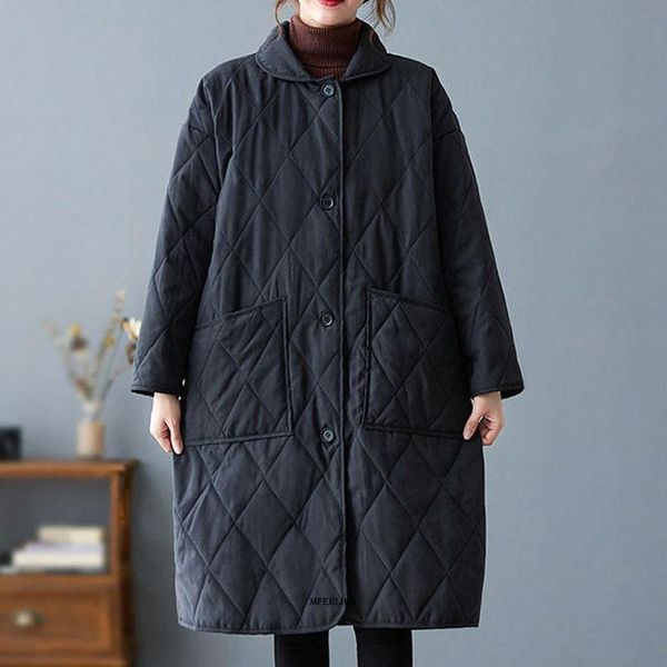 leather large size 6xl 140kg oversized hooded midlength cotton padded coat women loose warm parka overcoat solid outwear, Black
leather large size 6xl 140kg oversized hooded midlength cotton padded coat women loose warm parka overcoat solid outwear, Black