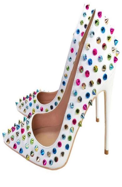 women039s shoes 2021 new color rivet high heels 12cm pointed thin heel white leather shoes studded rivets pumps bride wedd9446406, Black
women039s shoes 2021 new color rivet high heels 12cm pointed thin heel white leather shoes studded rivets pumps bride wedd9446406, Black