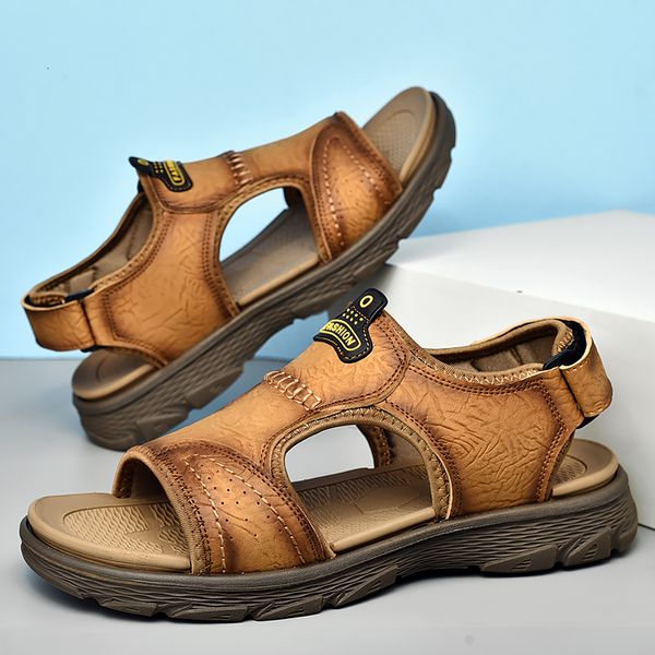 sandals new genuine leather cowhide men sandals summer quality beach slippers casual sneakers outdoor beach shoes large size 38-48 230420, Black
sandals new genuine leather cowhide men sandals summer quality beach slippers casual sneakers outdoor beach shoes large size 38-48 230420, Black