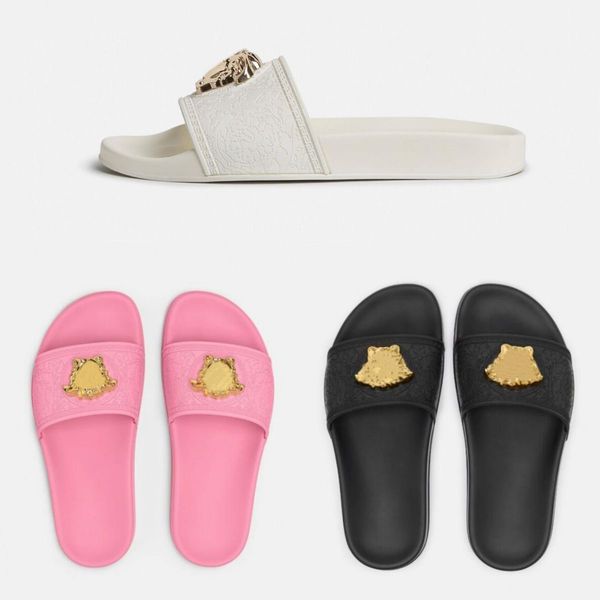 women luxury designer slide slippers men beach indoor flat flip flops summer fashion leather sandals lady classic shoes ladies brand slipper, Black
women luxury designer slide slippers men beach indoor flat flip flops summer fashion leather sandals lady classic shoes ladies brand slipper, Black