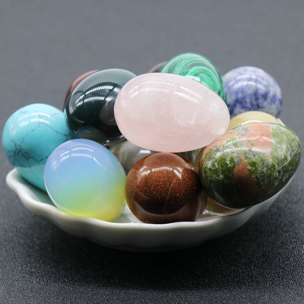 new selling 12pcs/box healing natural crystal gemstone material set egg shape gemstone decoration for jewelry making, Black
new selling 12pcs/box healing natural crystal gemstone material set egg shape gemstone decoration for jewelry making, Black