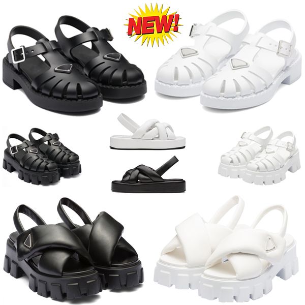 foam rubber sandals thick sole upper with metal buckle thick bottom platform designer factory footwear retro beach loafers round toe sandas, Black
foam rubber sandals thick sole upper with metal buckle thick bottom platform designer factory footwear retro beach loafers round toe sandas, Black