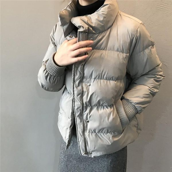 parkas fashion short stand collar down parka winter down jacket women thick warm chic oversize coat female, Black
parkas fashion short stand collar down parka winter down jacket women thick warm chic oversize coat female, Black