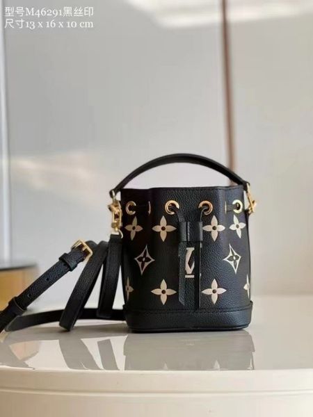 women's bucket bag m46291 nano handbag shoulder bag crossbody bag m80497scala mini handbag, Red;black
women's bucket bag m46291 nano handbag shoulder bag crossbody bag m80497scala mini handbag, Red;black