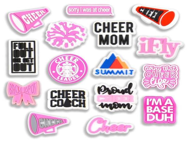 shoe parts accessories cheer croc charms cheerleader cheerleading charm for pvc decorations fit clog pins bracelets wristband kids3332041, White;pink
shoe parts accessories cheer croc charms cheerleader cheerleading charm for pvc decorations fit clog pins bracelets wristband kids3332041, White;pink