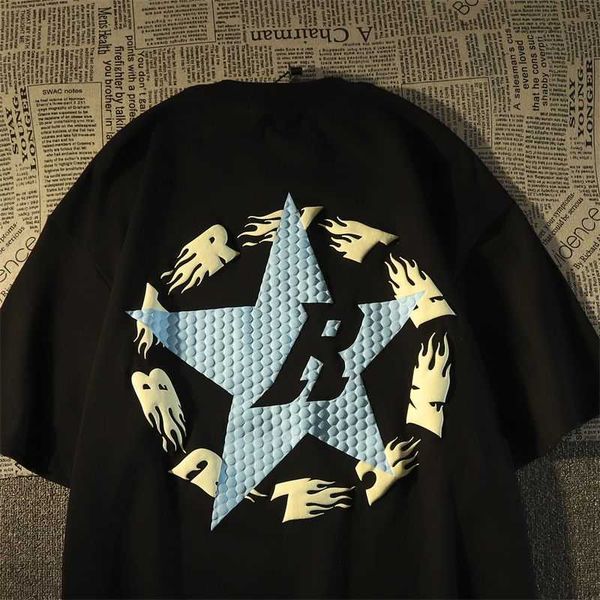 men's t-shirts pure cotton sleeved t-shirt men and women trendy ins 2023 spring and summer new loose style european and american studen, White;black
men's t-shirts pure cotton sleeved t-shirt men and women trendy ins 2023 spring and summer new loose style european and american studen, White;black