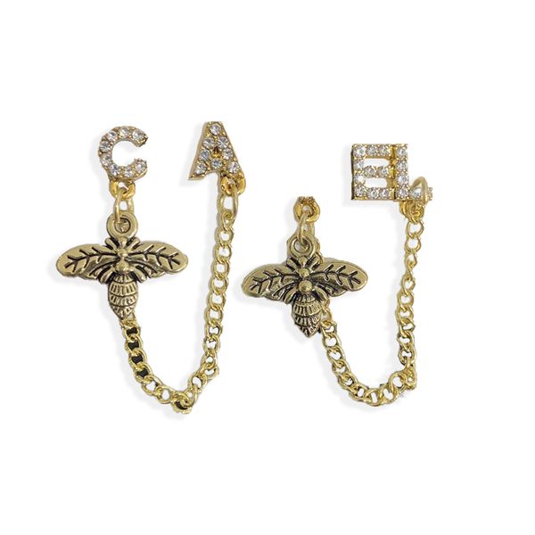 designer women's dangle earrings charm 18k gold plated chain earrings fashion party jewelry family love gift diamond earrings design fo, Golden
designer women's dangle earrings charm 18k gold plated chain earrings fashion party jewelry family love gift diamond earrings design fo, Golden