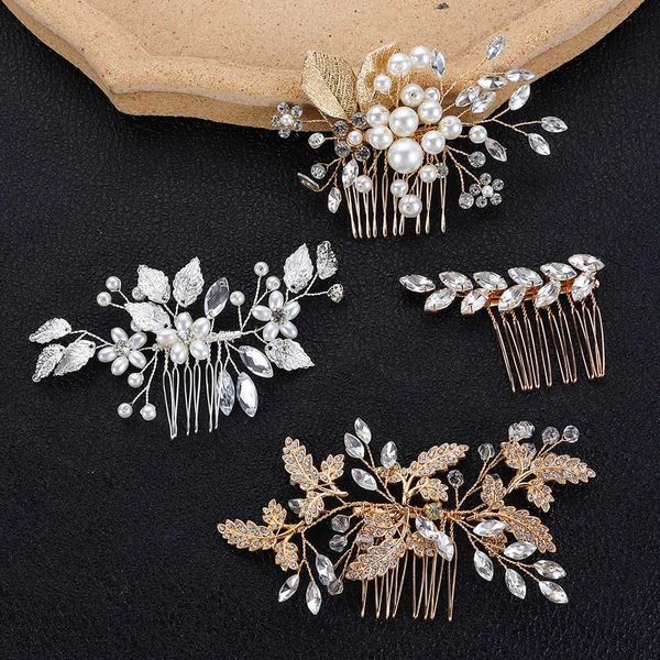wedding hair jewelry 1pc silver gold color pearl crystal wedding hair combs hair accessories for bridal headpiece women bride hair ornaments, Slivery;golden
wedding hair jewelry 1pc silver gold color pearl crystal wedding hair combs hair accessories for bridal headpiece women bride hair ornaments, Slivery;golden