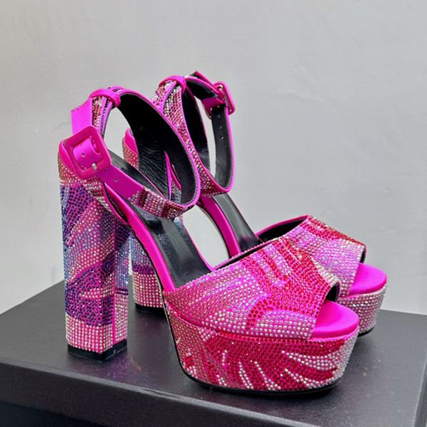fuchsia roman sandals designer colored rhinestone womens shoes fashion platform heel ladies shoe 14cm high heeled ankle strap party wedding, Black
fuchsia roman sandals designer colored rhinestone womens shoes fashion platform heel ladies shoe 14cm high heeled ankle strap party wedding, Black