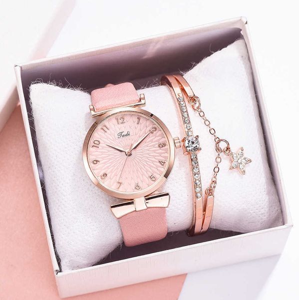 wristwatches 2pcs set women watches bracelet set flowers ladies bracelet watch casual leather quartz wristwatch clock gifts relogio feminino, Slivery;brown
wristwatches 2pcs set women watches bracelet set flowers ladies bracelet watch casual leather quartz wristwatch clock gifts relogio feminino, Slivery;brown