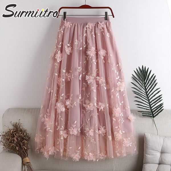 dresses surmiitro 2022 spring summer long pleated tulle skirt women korean mesh floral embroidery high waist aesthetic midi skirt female, White;black
dresses surmiitro 2022 spring summer long pleated tulle skirt women korean mesh floral embroidery high waist aesthetic midi skirt female, White;black